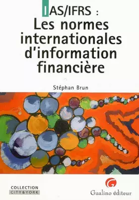 Couverture du produit · IAS/IFRS : Les normes internationles d'information financière
