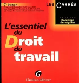 Couverture du produit · L'essentiel du Droit du travail