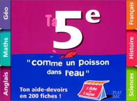 Couverture du produit · Comme un poisson dans l'eau : 5e