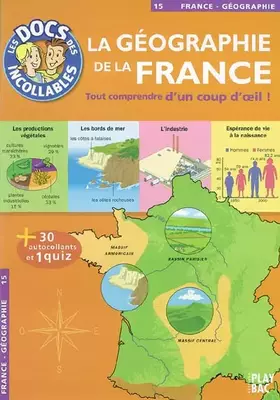 Couverture du produit · La géographie de la France