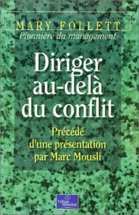 Couverture du produit · Diriger au-delà du conflit