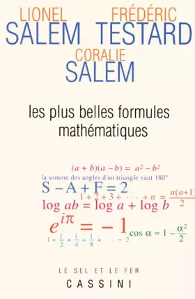 Couverture du produit · Les plus belles formules mathématiques