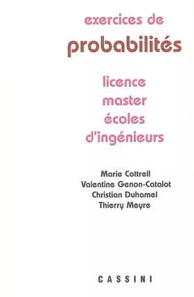 Couverture du produit · Exercices de probabilités
