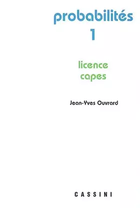 Couverture du produit · Probabilités : Tome 1, Licence - CAPES