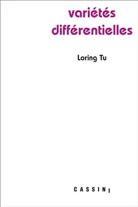 Couverture du produit · Variétés différentielles