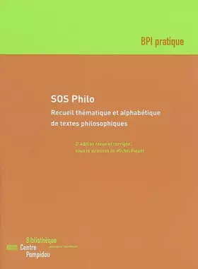 Couverture du produit · SOS Philo. 2ème édition