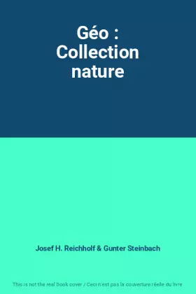 Couverture du produit · Géo : Collection nature