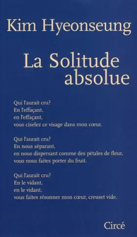 Couverture du produit · La Solitude absolue