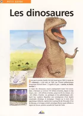 Couverture du produit · Les dinosaures