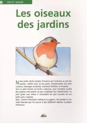 Couverture du produit · PG006 - Les oiseaux de nos jardins