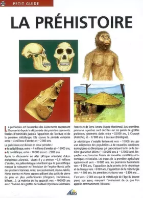 Couverture du produit · La prehistoire. petit guide nø20