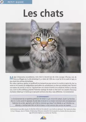 Couverture du produit · Les chats