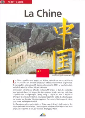 Couverture du produit · PG126 - La Chine