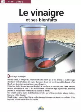 Couverture du produit · Le vinaigre et ses bienfaits