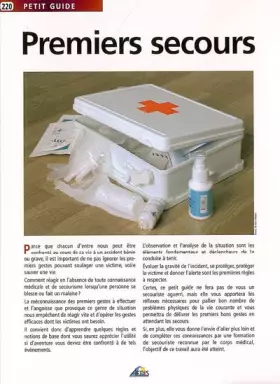Couverture du produit · PG220 - Premiers secours