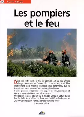 Couverture du produit · PG235 - Les pompiers et le feu