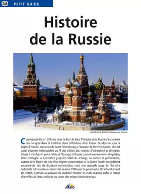 Couverture du produit · Histoire de la Russie