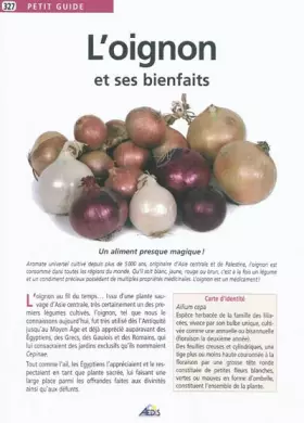 Couverture du produit · PG327 - L'oignon et ses bienfaits