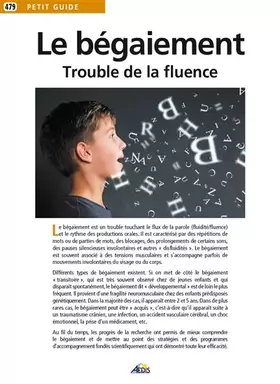 Couverture du produit · PG479 - Le Begaiement