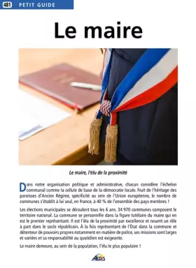 Couverture du produit · PG481 - Le maire