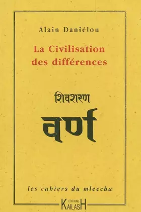 Couverture du produit · La civilisation des différences