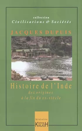 Couverture du produit · Histoire de l'Inde