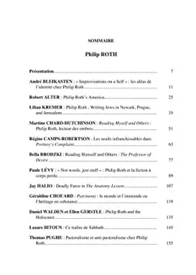 Couverture du produit · Philip Roth