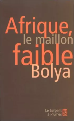 Couverture du produit · Afrique, le maillon faible