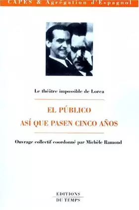 Couverture du produit · Le théâtre impossible de Lorca