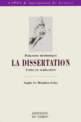 Couverture du produit · Parcours méthodique : La dissertation, CAPES et agrégation