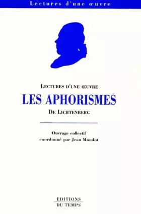 Couverture du produit · Aphorismes de Lichtenberg