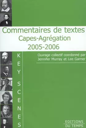 Couverture du produit · Key Scenes: Commentaires de textes Capes-Agrégation