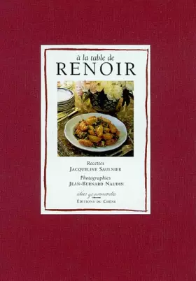 Couverture du produit · A la table de Renoir