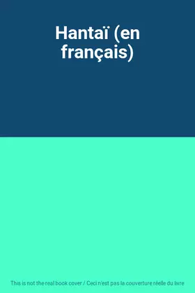Couverture du produit · Hantaï (en français)