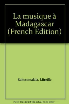 Couverture du produit · La musique à Madagascar