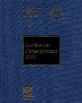 Couverture du produit · Conférences d'enseignement 2000