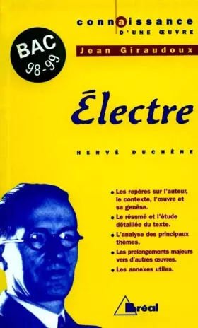 Couverture du produit · Electre - giraudoux