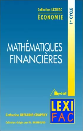 Couverture du produit · Mathématique financière