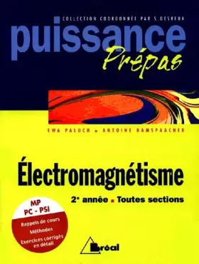 Couverture du produit · Electromagnétisme Prépa 2ème année