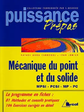 Couverture du produit · Mécanique du point et du solide MPSI, PCSI, MP, PC