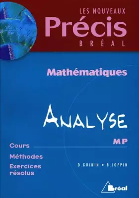 Couverture du produit · Mathématiques, analyse, MP (cours, méthodes, exercices résolus)