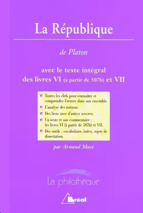 Couverture du produit · La République, Platon
