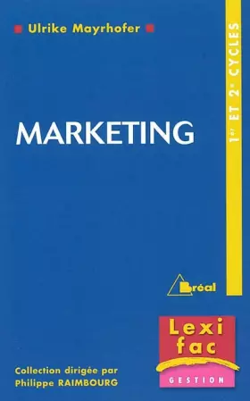Couverture du produit · Marketing