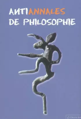 Couverture du produit · Antiannales de philosophie
