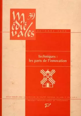 Couverture du produit · Techniques : les Paris de l'innovation