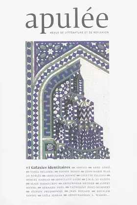Couverture du produit · Apulée n°1 Galaxies identitaires