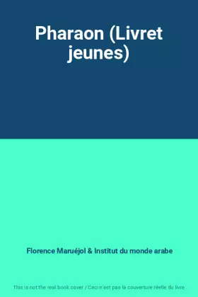Couverture du produit · Pharaon (Livret jeunes)