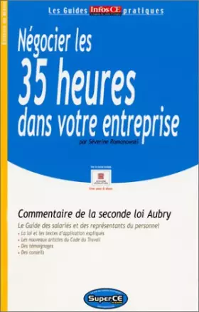 Couverture du produit · Négocier les 35 heures dans votre entreprise
