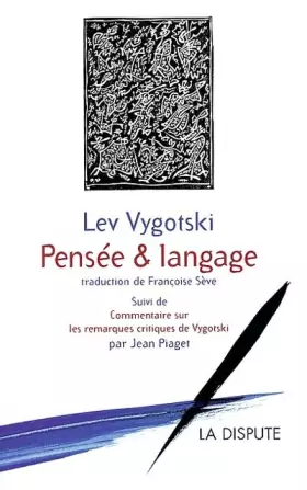 Couverture du produit · Pensée et langage