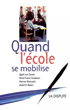 Couverture du produit · Quand l'école se mobilise